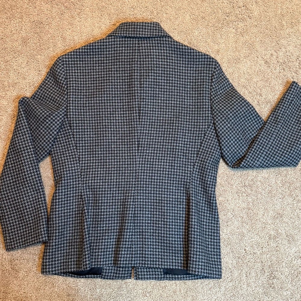Lauren Ralph Lauren Wool Jacket - Black and Gray - Picture 6 of 10